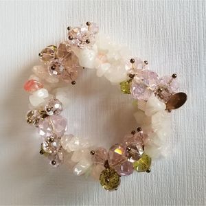 Pastel Bicone stretchy bracelet